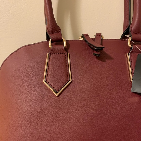 Hilary Radley Bags Hilary Radley Faye Satchel Purse Bordeaux Nwt